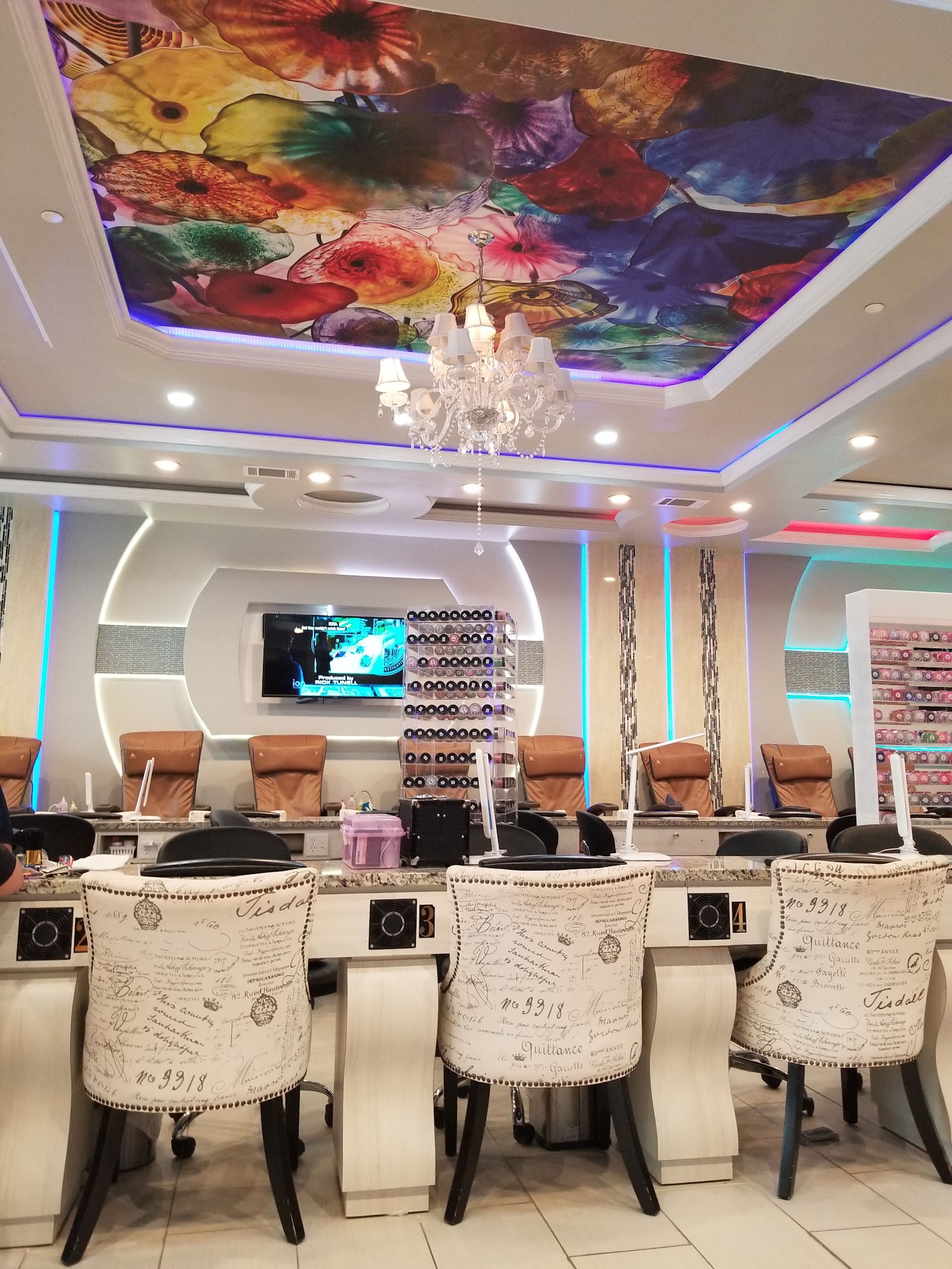 Five Stars Nail Spa nail work in Snellville, Georgia